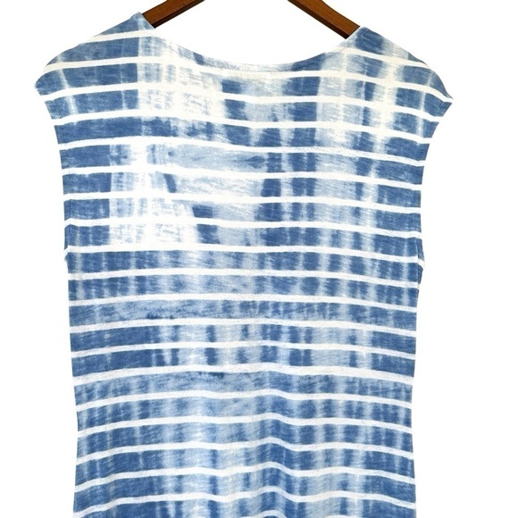 Liz Claiborne popover dress, sleeves, crew neck, stretchy knit fabric, midi - Picture 12 of 14